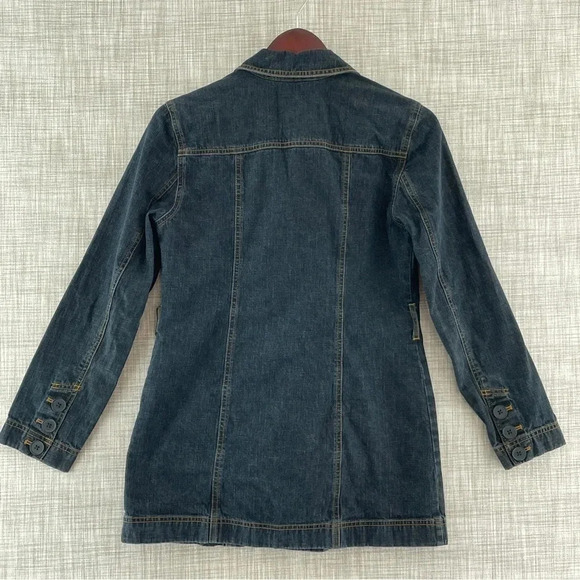 Ann Taylor Loft Button Jean Jacket Women's 4P 8274/1.8 b - Picture 2 of 10